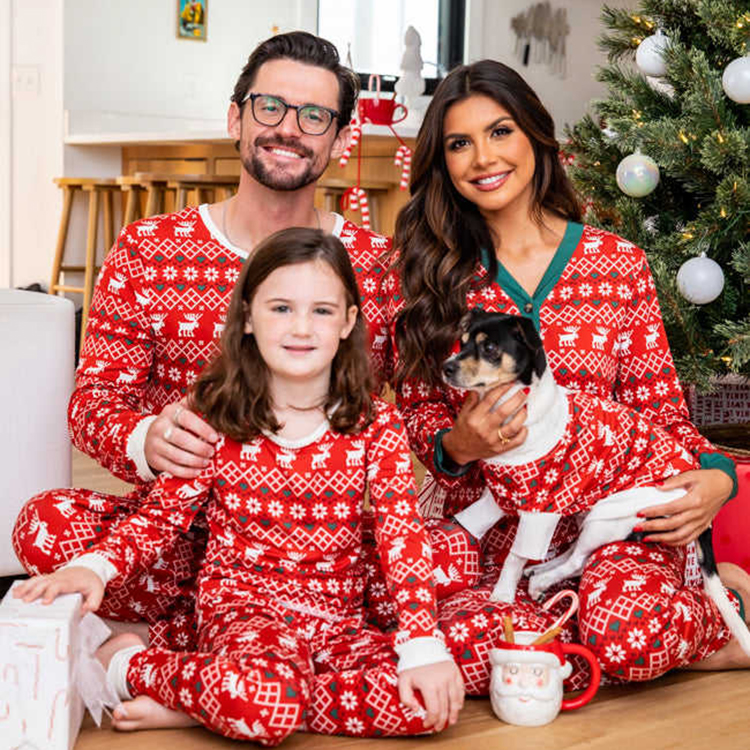 Christmas Printed Deer Sleepwear Set