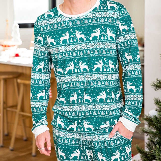 Home Wear Custom Green Print