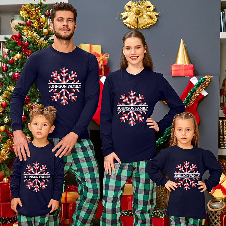 Snowflake Loungewear Long Sleeve Shirt