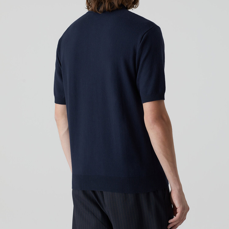 Knit Polo Summer Cardigan Sweater