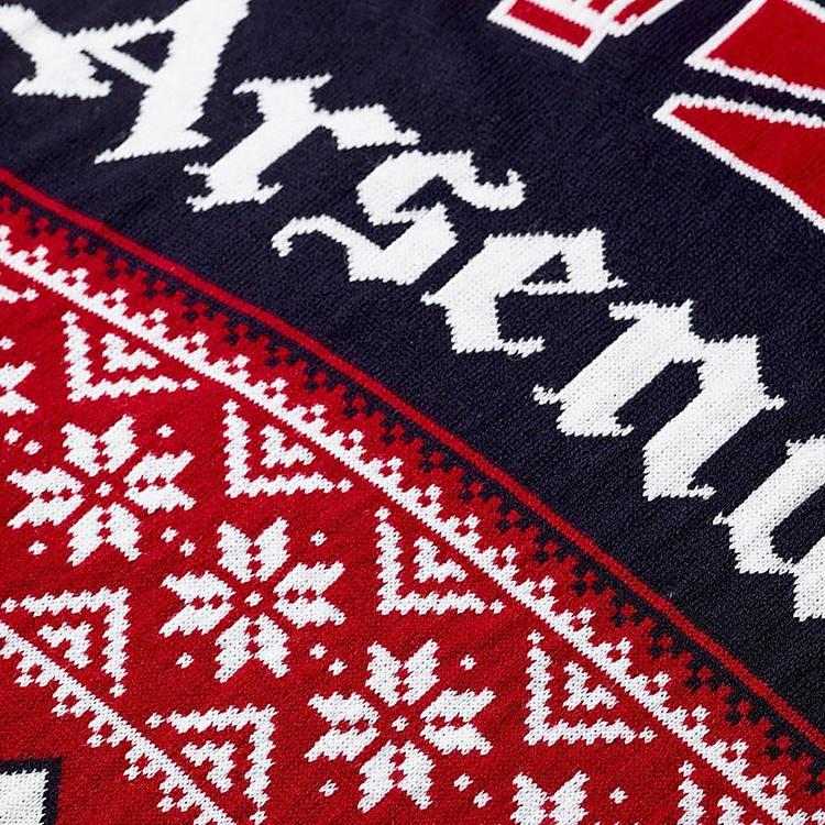 Round Neck Knit Football Christmas Jumper