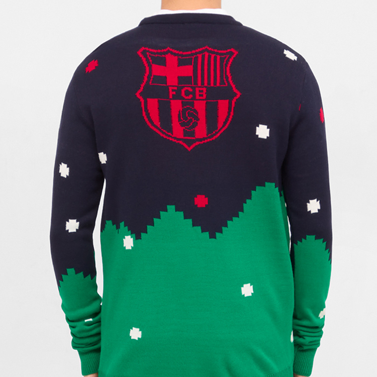 Crewneck Snow Elk Football Christmas Jumper