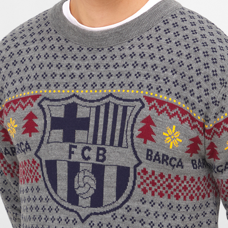 Men Football Christmas Tree Pullover Sweater