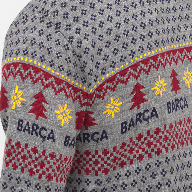 Men Football Christmas Tree Pullover Sweater