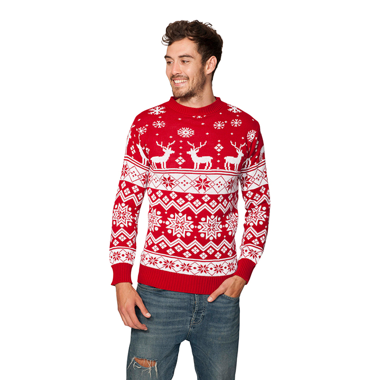 Crewneck Family Knitted Christmas Sweater