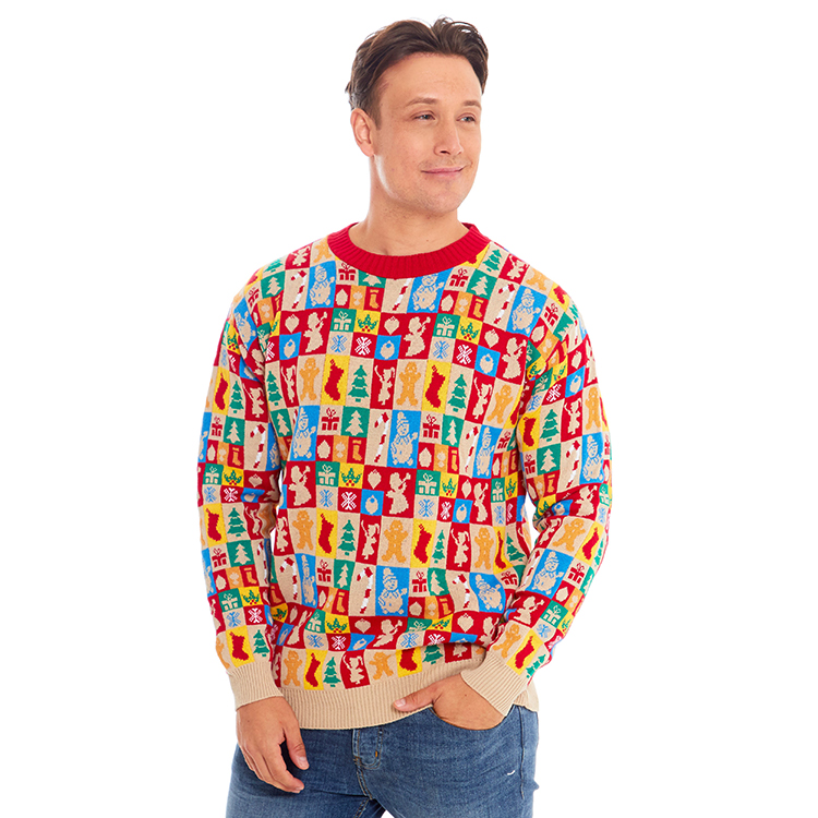 Round Neck Knit Family Christmas Jumpers