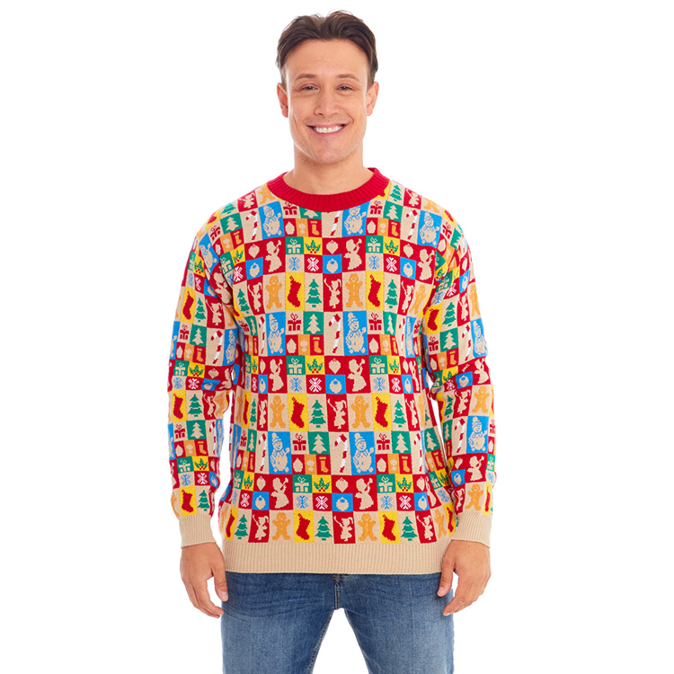 Round Neck Knit Family Christmas Jumpers