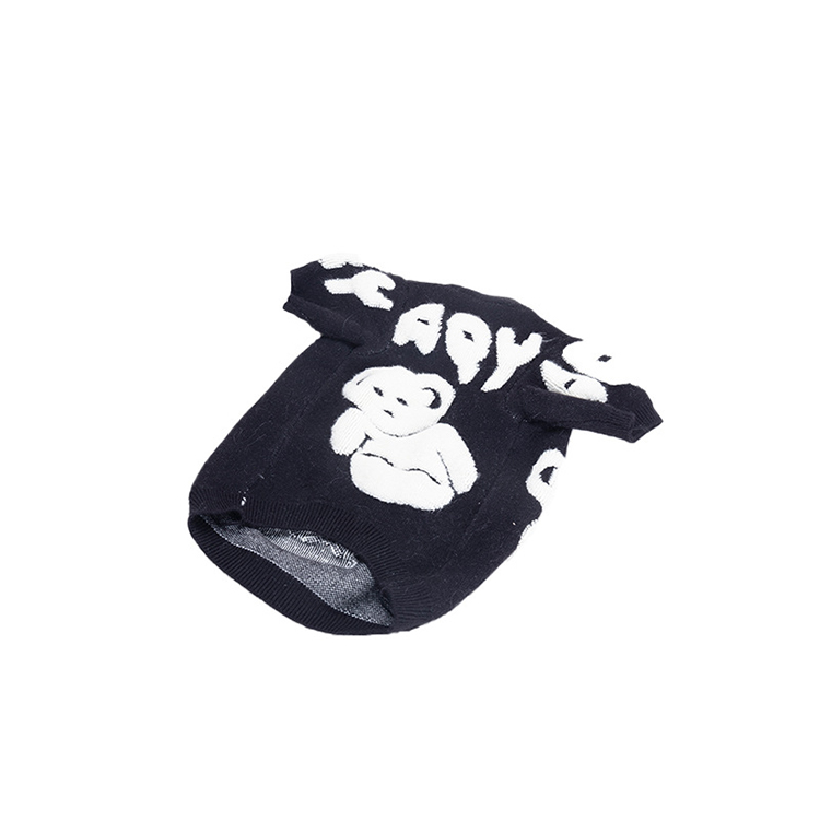 Black Pet Cute Knit Cat Sweater