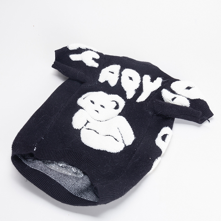 Black Pet Cute Knit Cat Sweater