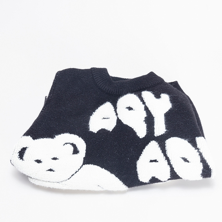 Black Pet Cute Knit Cat Sweater