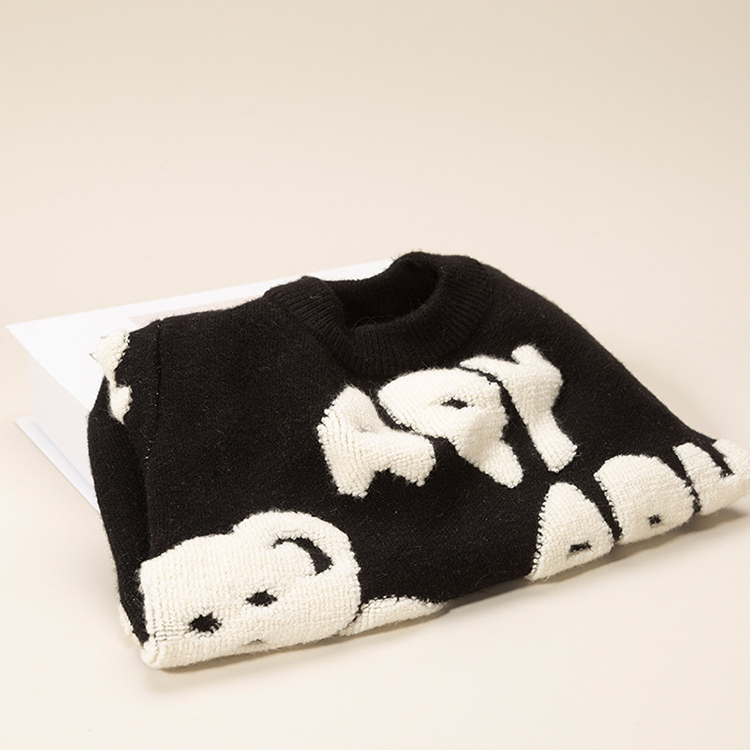 Black Pet Cute Knit Cat Sweater